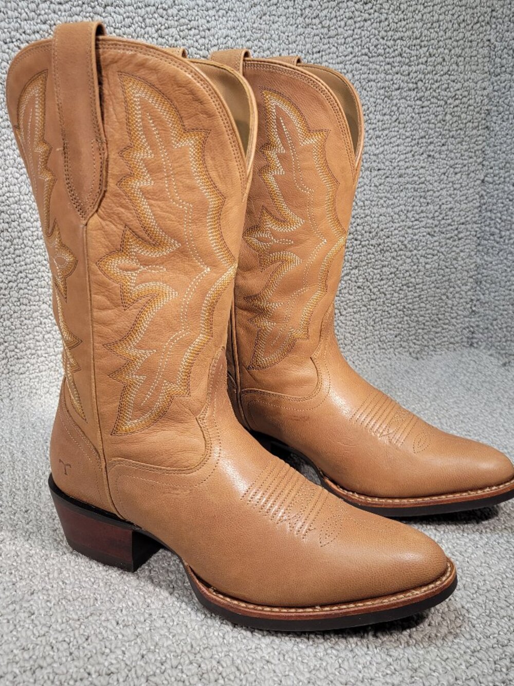 Tecovas The Britt Women's US Size 6.5B Latte Goat Cowgirl Boots